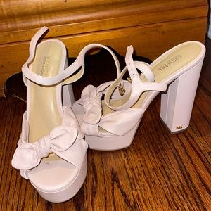 Michael Kors block heel